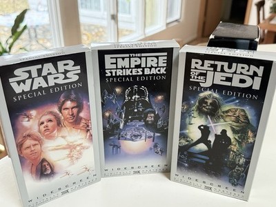 Star Wars Trilogy VHS, 1997, Special Edition Wide screen THX DIGITALLY MASTERED
