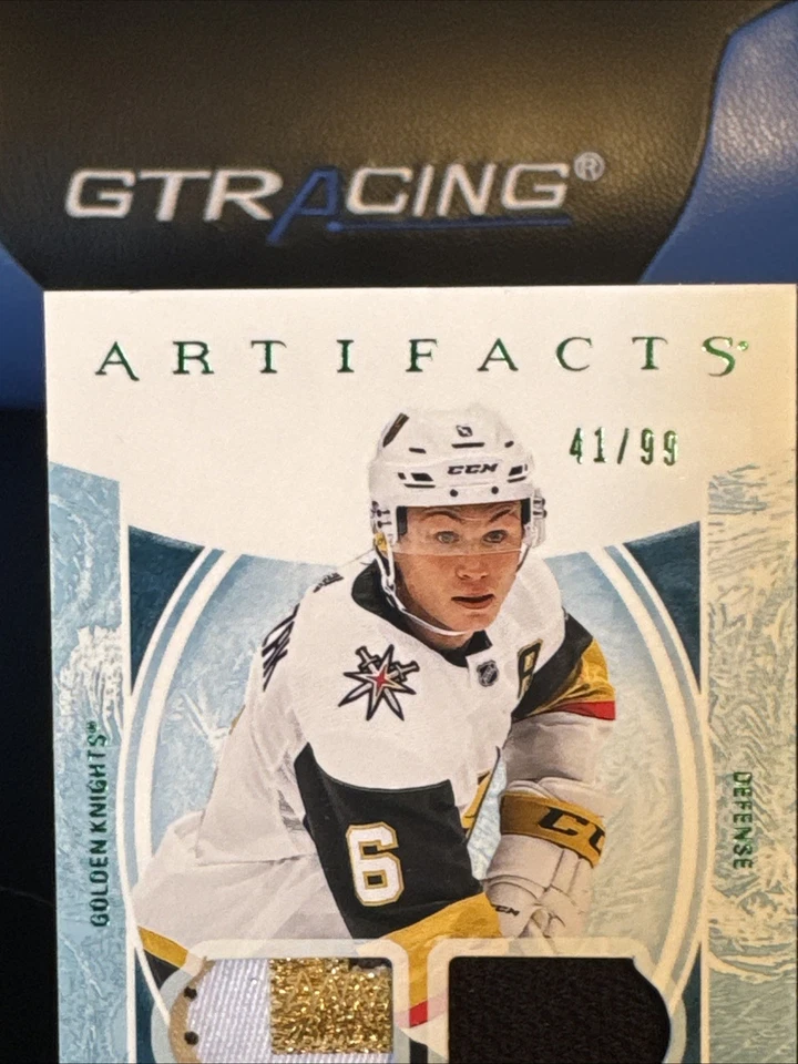2022-23 Upper Deck Artifacts Kaedan Korczak Rookie Memorabilia /99 #197 Vegas GK - Image 3 of 4