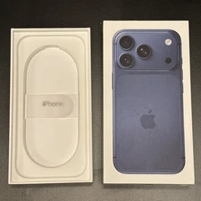 Apple iPhone 17 PRO Deep Blue EMPTY BOX ONLY 256GB A3256 w/ Insert