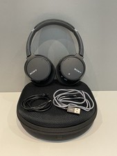 Sony WH-CH700N Wireless Noise Cancelling Headphones - Black w/ Hard Case & Cable