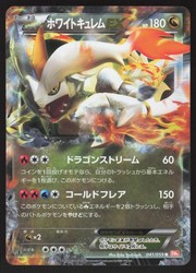White Kyurem EX 041/059 Cold Flare Japanese Pokemon Card
