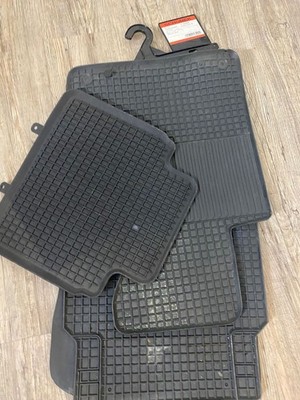 Schönek Passform Gummimatten Komplettset, Auto Fußmatten BMW X1 und 1er BMW, 4-t