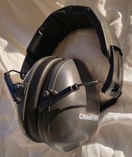 Champion Ear Muffs Noise Canceling Grey Black Adjustable - USED     