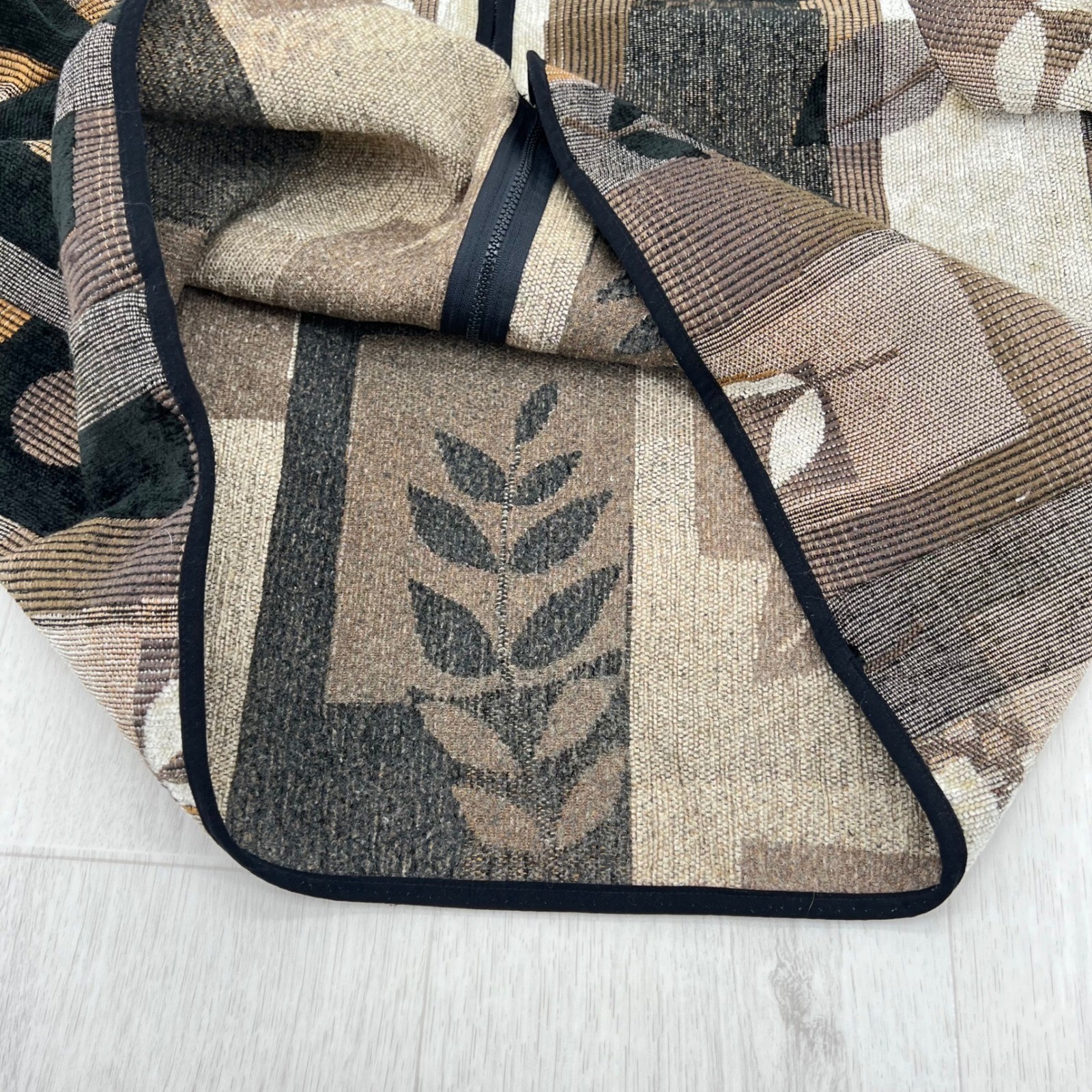 Coldwater Creek Tapestry Patchwork Leaf Print Zip… - image 6