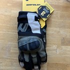 New Men's Black Full Finger Leather Gloves For Motorcycle Biker Riding