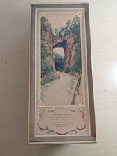 Antique Natural Bridge Arch Shoe Box - Box Only - Nice