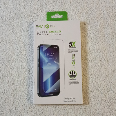 EW| Elite Shield Clear Screen Protector for Samsung A15 Bubble-Free Transparent