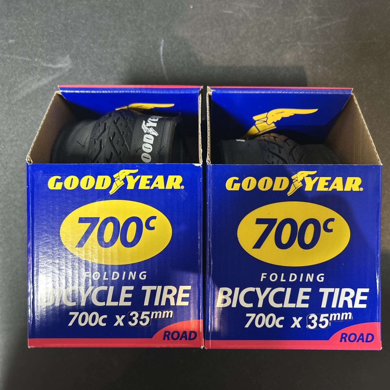 GOODYEAR Folding Bicycle Tires Road 700c x 35mm Brand New In