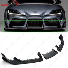 For 2020-2026 Gr Supra A90 A91 Carbon Fiber Look Front Bumper Lip Splitter