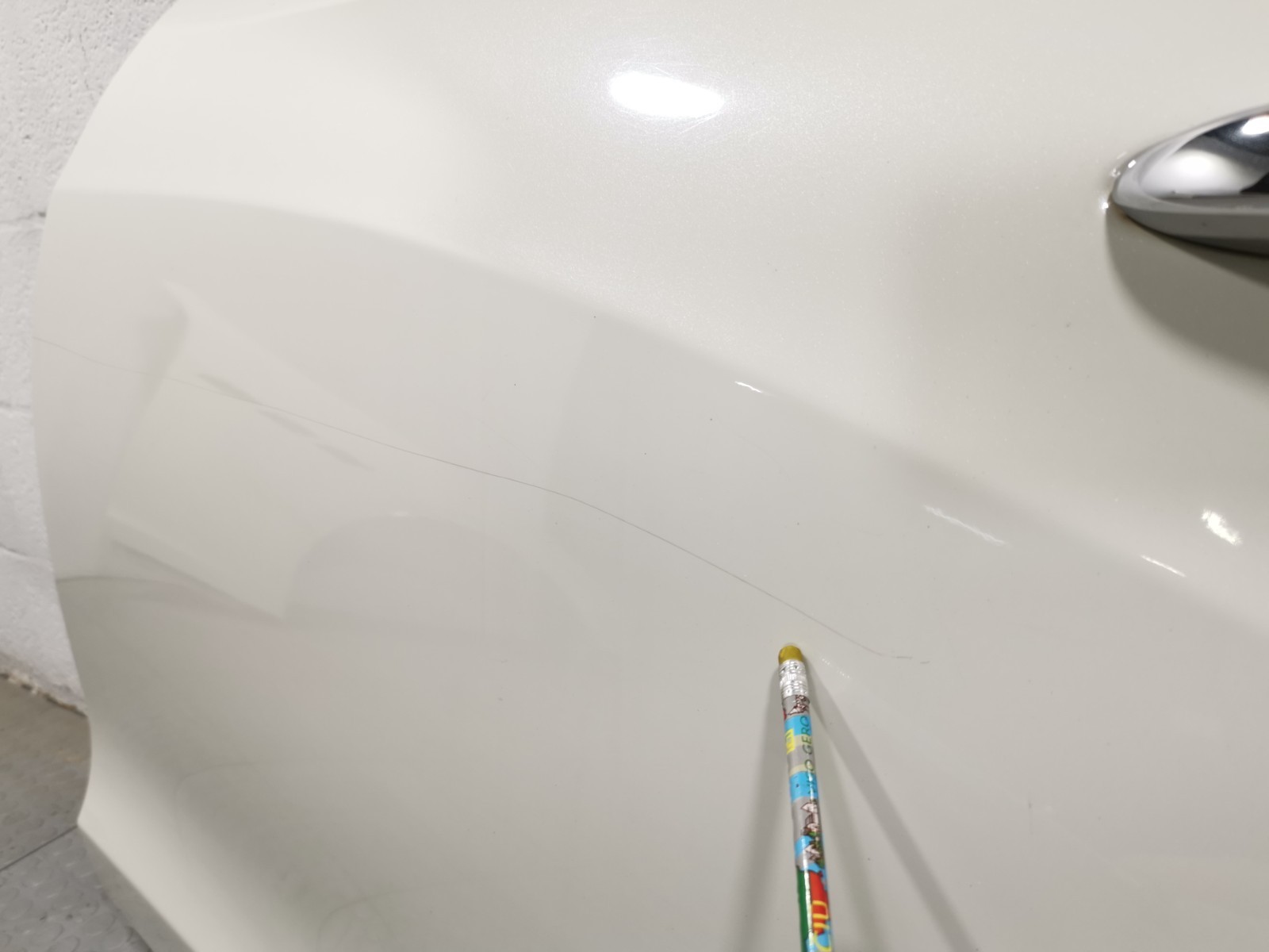 Maserati Ghibli RWD 3.0 L 2015 Rear Left Door Skin Shell White Color HP0896A OEM