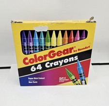 2002 Crayola Crayons Unused 64 Colors Colorge...