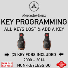 Mercedes-benz 2 Keys Key Programming Add Key Or All Keys Lost