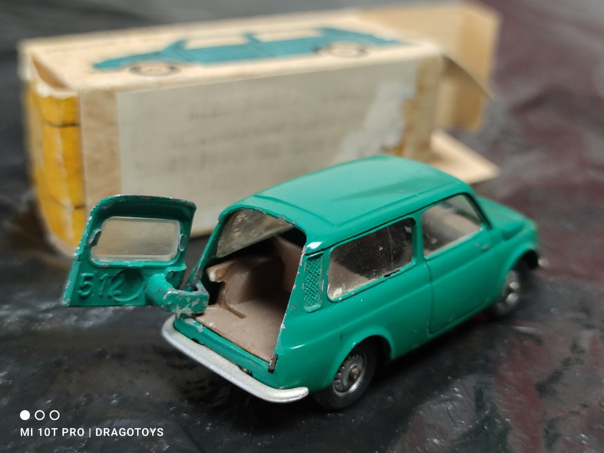 VINTAGE FIAT 500 GIARDINIERA TOY CAR 1:43 MADE IN USSR IN ORIGINAL