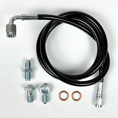 Stainless Steel Black Clutch Line for 2012- 2015 Honda Civic Si - Picture 2 of 12