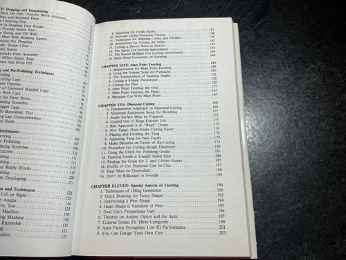 The Techniques of Master Faceting by Gerald L. Wykoff 1985 Hardcover - Picture 11 of 21