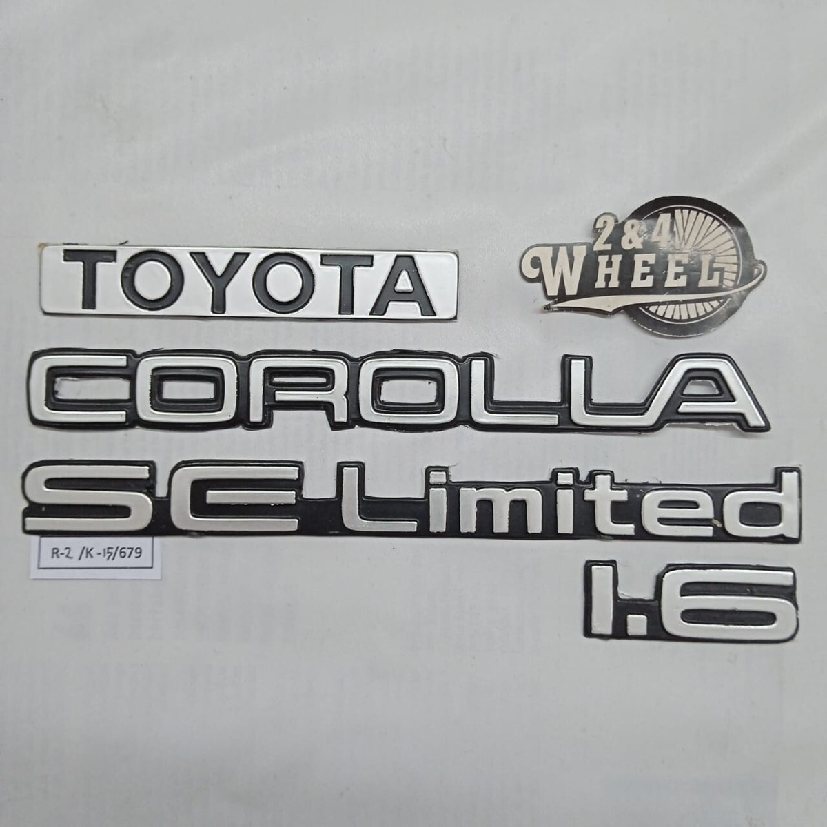 Toyota Corolla AE92 AE95 1988-1992 SE Limited 1.6 Emblem Set