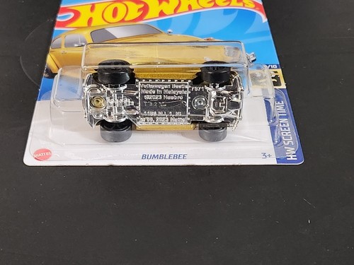 2024 Hot Wheels Gold TRANSFORMERS Bumblebee VW Bettle Custom Wheel Swap Clean - Picture 12 of 15