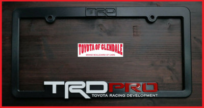 TRD TOYOTA RACING DEVELOPMENT LICENSE PLATE FRAME (FAST SHIPPING) 67894-00921