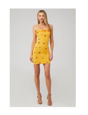 NWT MinkPink Sunset Dancer Mini Dress Large