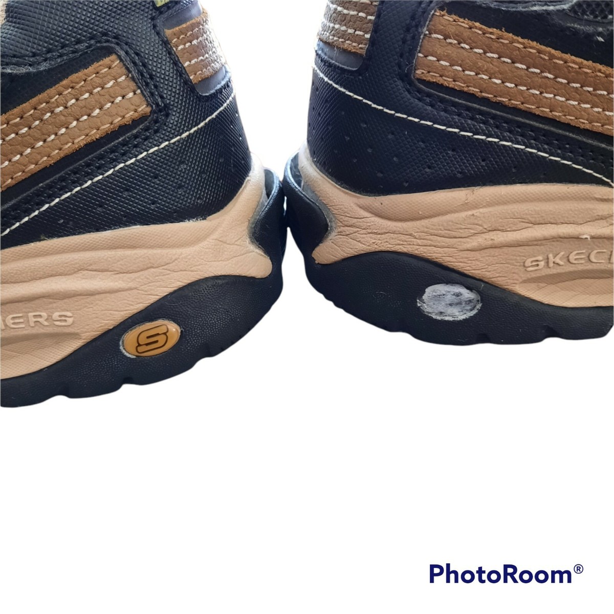 Skechers Sport Mens 50650 Sparta Black Brown Training Sneaker Sz