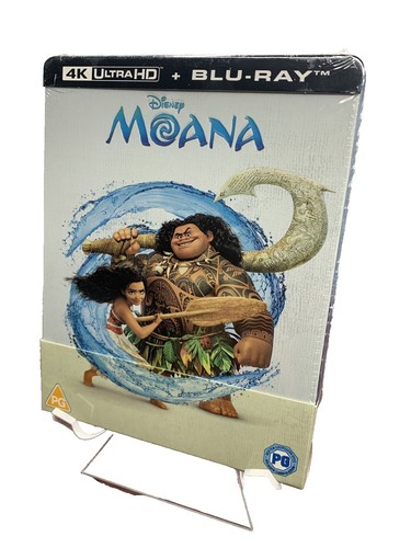 モアナ　スチールブック Moana Fullslip Steelbook [Blu-ray 3D + 2D] - KimchiDVD#12 - Rare