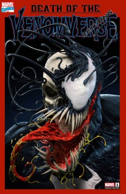 DEATH OF VENOMVERSE 1 RAF GRASSETTI VARIANT EDITION TO 1500 COPIES W/ COA NM  