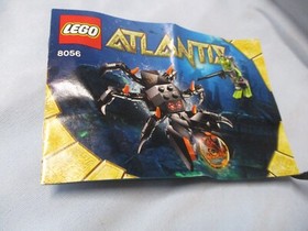 LEGO 8056 ATLANTIS MONSTER CRAB CLASH COMPLETE WITH MANUAL