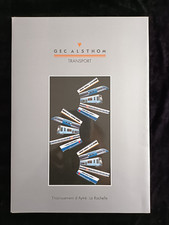 SNCF - plaquette GEC ALSTHOM transport - Etablissement d'Aytré la Rochelle  1995
