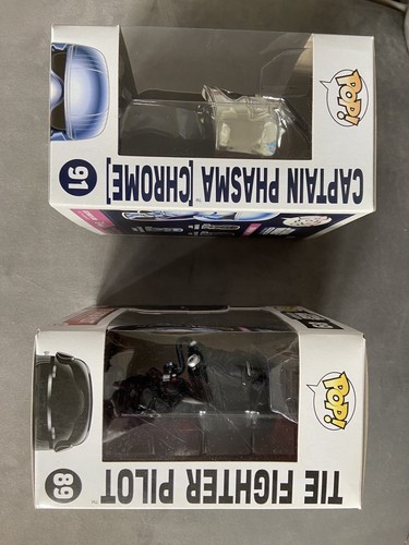 Funko Pop Star Wars Smuggler's Bounty - Captain Phasma & Tie Fighter Pilot Chase - Picture 6 of 6