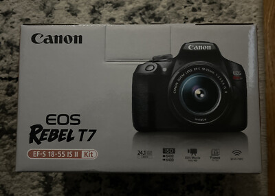 Canon EOS Rebel T7 DSLR Camera EF-S 18-55 IS II Kit