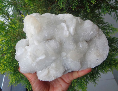 Apophyllite Crystals w/ Stilbite On Chalcedony Matrix Minerals Specimen - Picture 4 of 4