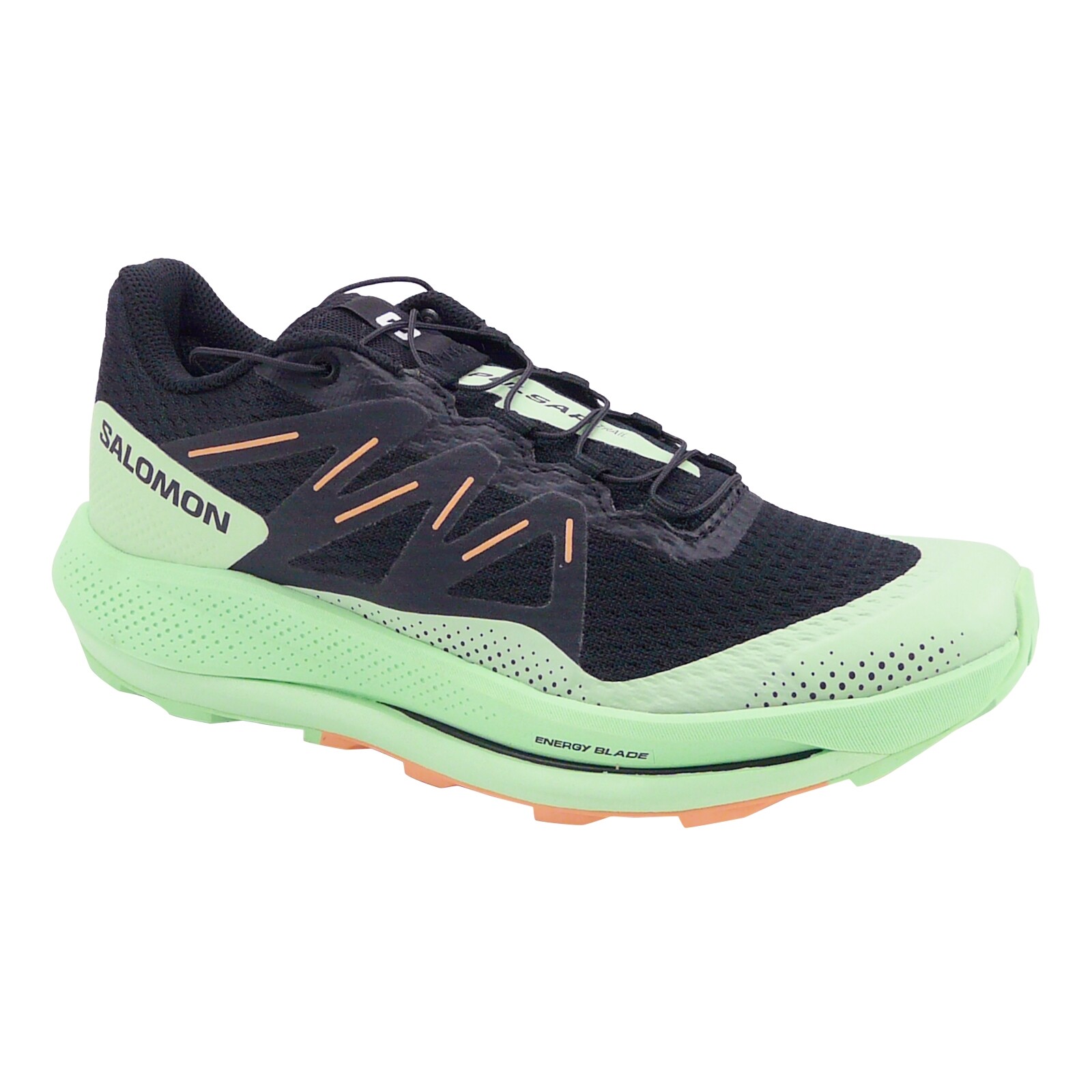 Salomon PULSAR TRAIL nero verde frassino cantalupo US 7 5