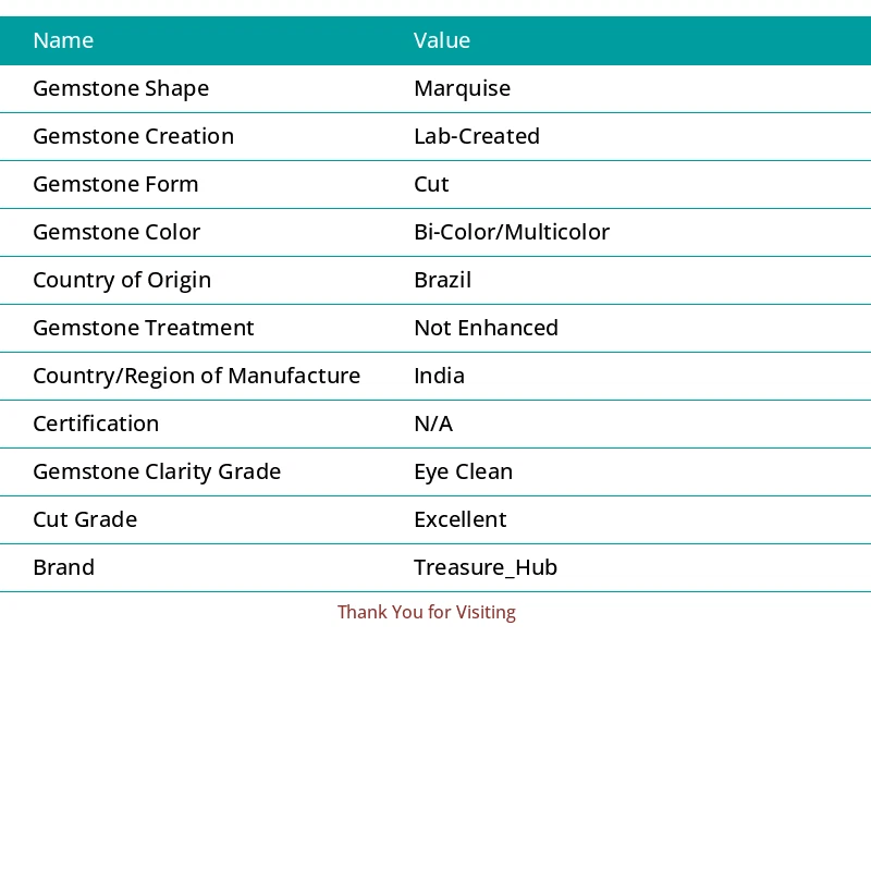 Gemas hidrotermales corte marquesa multicolor 88,40 quilates piedras preciosas ametrino joyería Foto 4 de 4