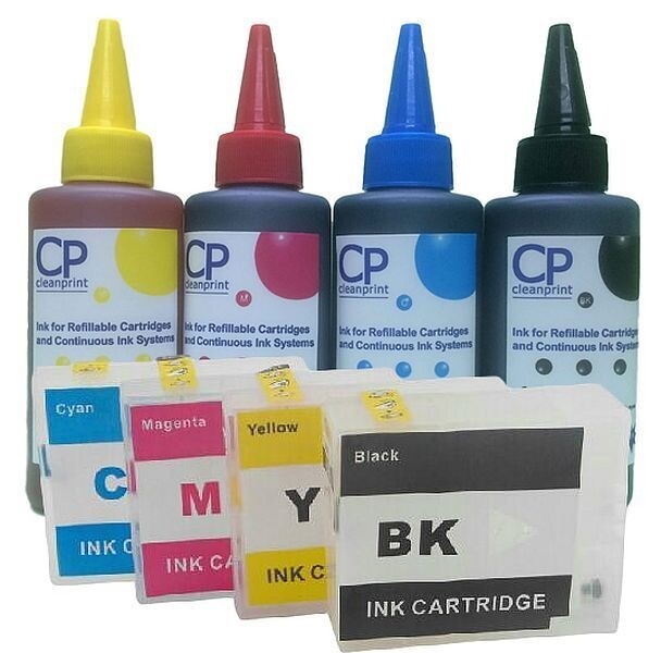 Refillable Cartridges Kit for Canon Maxify PGI-2500, IB4050,MB5050,MB5350,MB5450