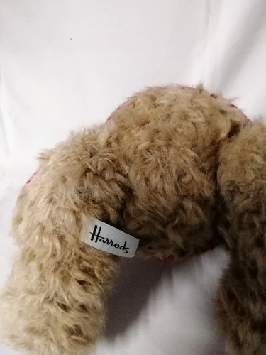 Harrods Weihnachtsbär 2010 Archie Teddybär Stofftier Plüsch rot Pullover - Bild 6 von 7