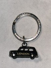 Harrods Knightsbridge London Black Car Charm KeyChain