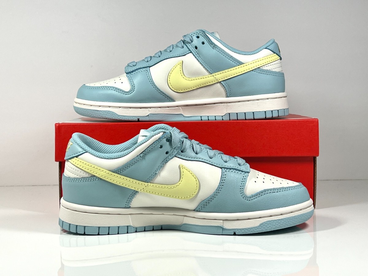 ウィメンズ Nike Dunk Low Ocean Bliss Citron Tint (W) New Nike Dunk Low Ocean Bliss Citron Tint DD1503-123 Women's