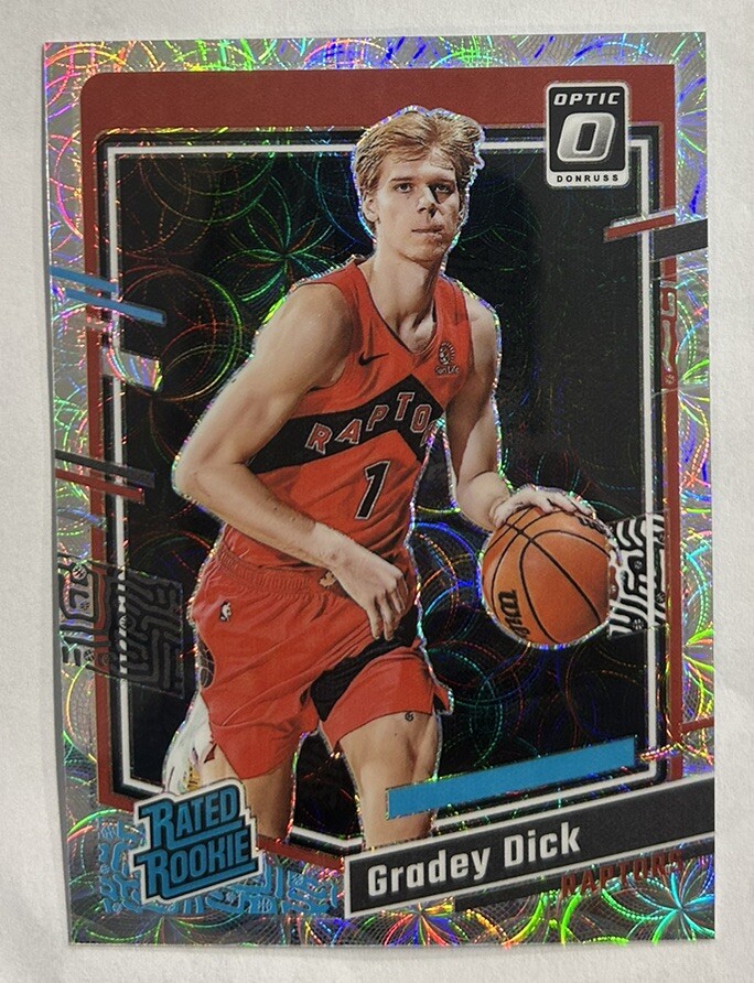 2023-24 Donruss Optic Gradey Dick Rookie RC #212 Premium Box Set 186/249