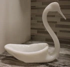 Vintage Fostoria Large Milk Glass Swan RARE 10x9.5" Kenneth Robinson Whimsies