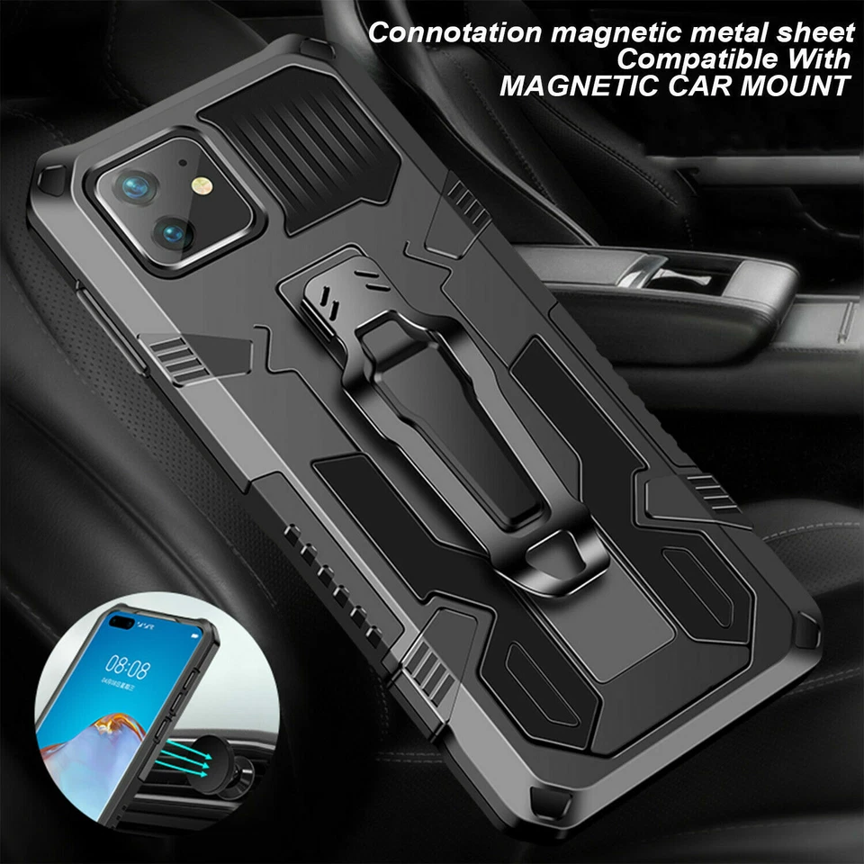 Mini Funda Magnética Antigolpes Cinturón Protector Pantalla Para iPhone 15 14 Plus 13 Foto 2 de 4