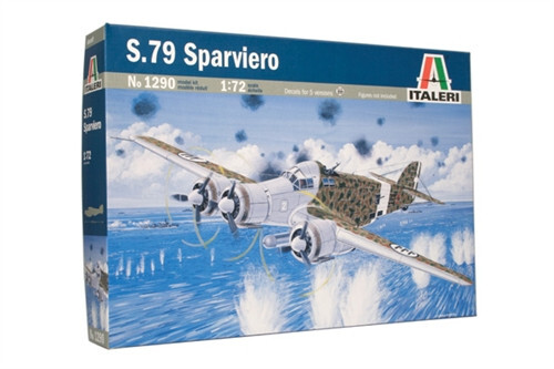 Maquette avion Savoia-Marchetti S.79 Sparviero Italeri 1/72 plastique bombardier italien