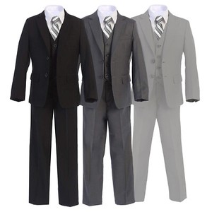 Boltini-Italy-Kids-Boys-Formal-5PC-Suit-Set-Jacket-Shirt-Tie-Vest-Pants