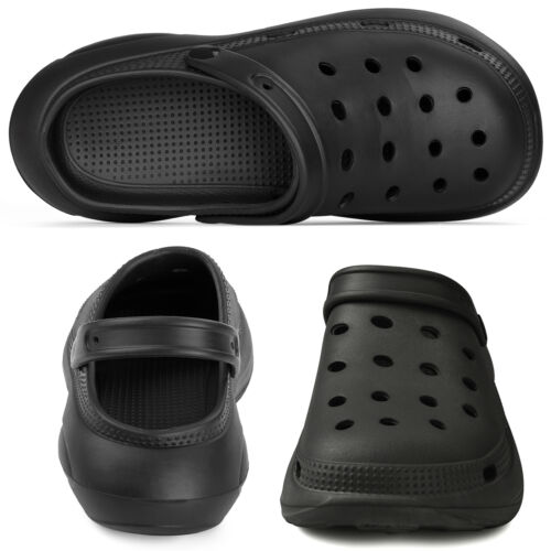 Classic Garden Clogs for Men Water Resistant Slip on Beach Waterproof Shoes - Picture 8 of 22