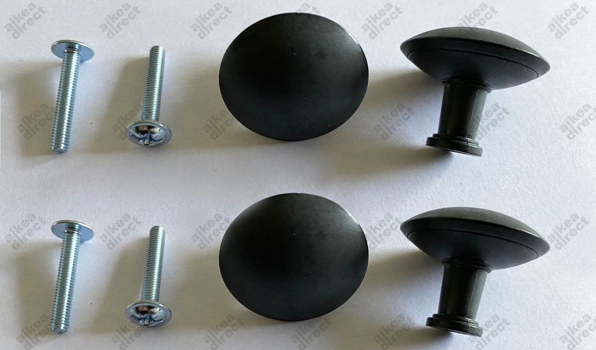 shika⭐︎*size110 Ikea HEMNES knobs metal 32 mm w/ screws # 117615, 100413 (4