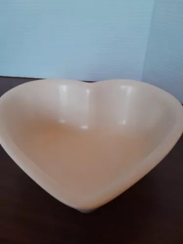VINTAGE PFALTZGRAFF TEA ROSE - 8 1/4" HEART SHAPE SERVING BOWL USA