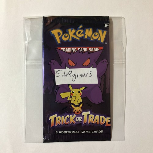 2022, Pokemon, Trick Or Trade, Halloween 3 Card Pack 5.69 Grams - Picture 2 of 3