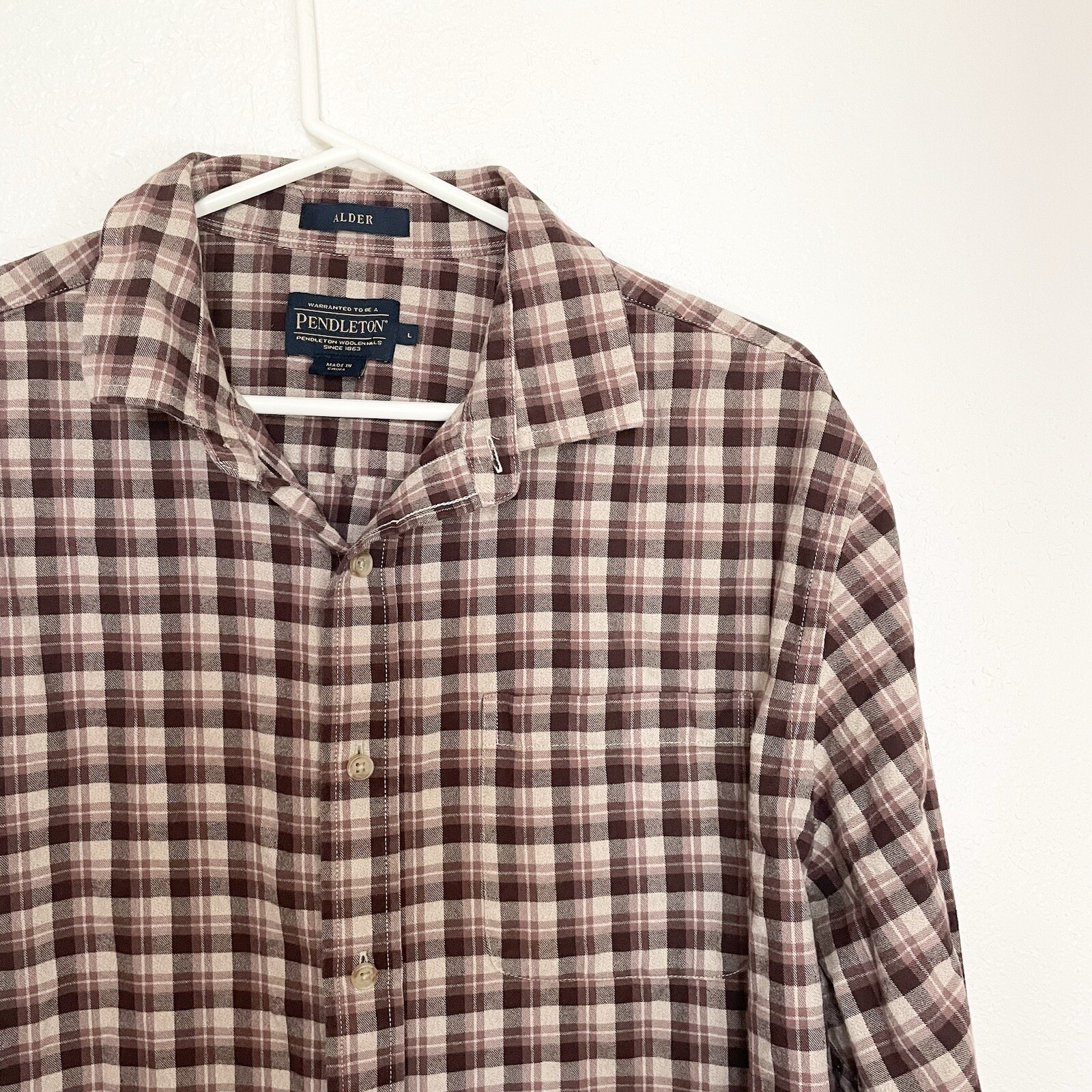 Pendleton Adler Checked Button Down Flannel Men’s… - image 2