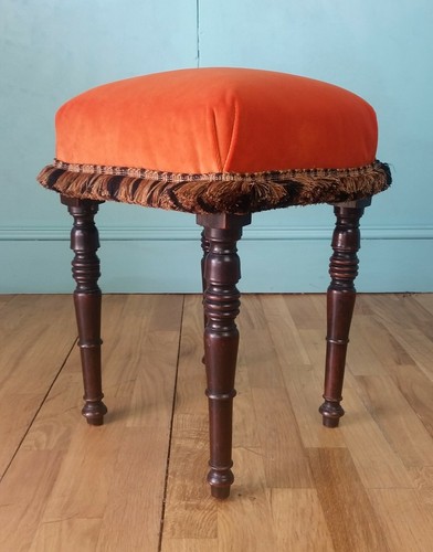 Antique Victorian stool - Picture 5 of 10