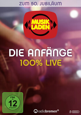 MUSIKLADEN 1972 - 1975 Die Anfänge 100% LIVE Nachfolger BEAT CLUB 5 DVD BOX NEU