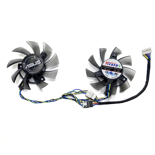 Kühler Lüfter Reparatur Zubehör für ASUS GTX1650 1660ti DUAL Grafikkarte